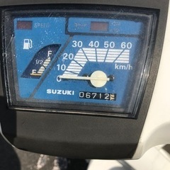 スズキ　スーパーモレ　エンジンかかりますがジャンクで。の画像