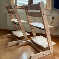 STOKKEのトリップトラップ アイボリー 2脚セット