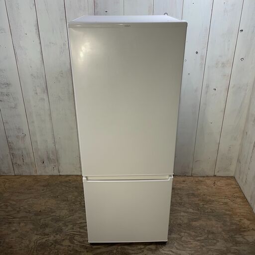 8/31 商談中 2019年製 AQUA ノンフロン冷凍冷蔵庫 AQR-20J 201L 2ドア ホワイト 動作確認済み アクア 菊倉MZ