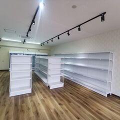 福岡倉庫★片面タイプ 高さ１５０ｃｍ 横幅９０ｃｍ新品★展示ラック　店舗什器　陳列什器　テナント用什器　店舗用什器　ボトルレス 物産展用展示什器　スーパー用什器　コンビニ用什器　片面タイプ　高さ１５０　横幅９０の画像