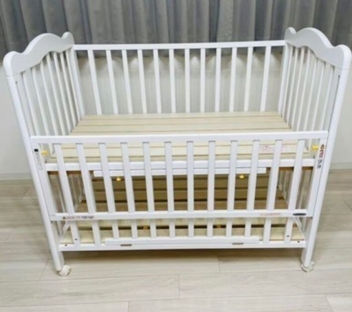 【再募集】ベビーベッド アネシス 大和屋 ホワイト