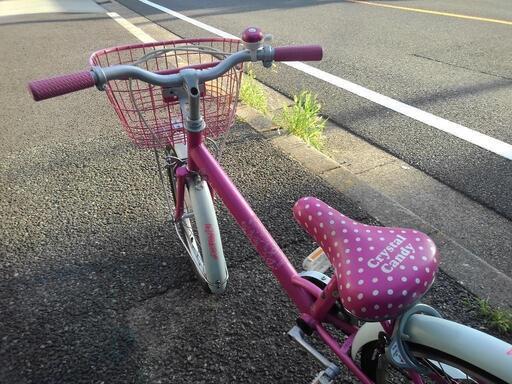 中古子供自転車２１５５　２０インチ　ギヤなし　ダイナモライト　 身長１１７㎝から