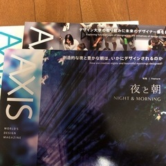 AXIS バックナンバー　2018 8/10/12月号の画像