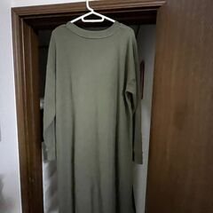 カーキ系ワンピース☆4Lサイズ☆64番の画像