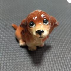 ３５年前後前の犬の置物　ダックス?　オブジェ　置物　ディスプレイ...