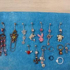 へそピアス　ボディピアス まとめて