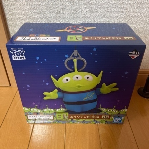 トイストーリー一番クジ　エイリアン貯金箱