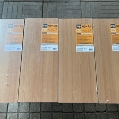アイリスオーヤマ カラー化粧棚板 LBC-625 ハニービーチ　4枚の画像