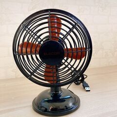 エレコム　USBファン　FAN-U27BK　ELECOMの画像