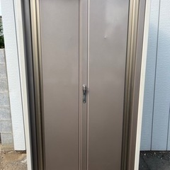 ■タクボ 小型物置 収納庫 キャビネット■引き戸 スライド扉式 ...
