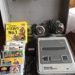 スーパーファミコン本体、コントローラー、ソフト値下げしました