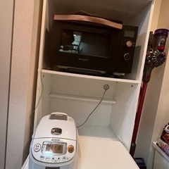 ニトリ　食器棚　レンジ台の画像