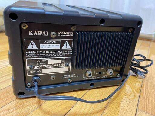 KAWAI KM-60 スピーカー 現状品 KAWAI キーボードモニター（ペア）KM-20、スピーカー (たに) 赤井の