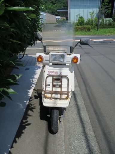 ホンダ　ジャイロX　中古不動車　レストアベース車や部品取り車に　エンジン始動OK 異音無し　リア片輪固着　ナンバー登録書類有
