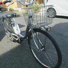 値下げしました！美車！！ヤマハ　PASナチュラ　シルバー　26インチ　バッテリー8.1ah 充電器付きの画像