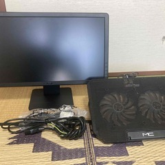 🉐値下げ❣🌟ノートパソコンのサブディスプレイ🌟クーラー冷却台付き