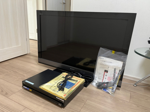 SONY BRAVIA 40型TV ’10年＆ブルーレイレコーダーセット