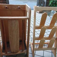 傘立て、スリッパラック お譲りします。/8月末処分予定