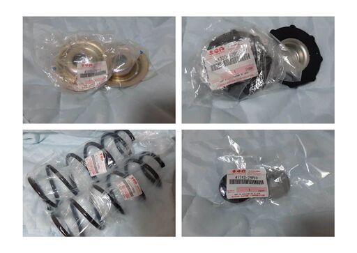 SUZUKI スペーシアＭＫ53Ｓ　Ｆ、Ｒスプリング及び関連部品