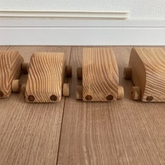 カーキャリア　木製おもちゃの画像