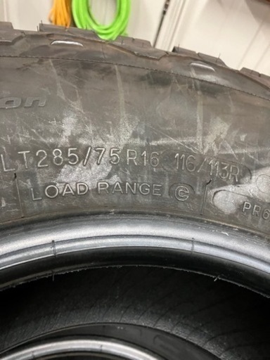 BFグッドリッチ　285/75R16