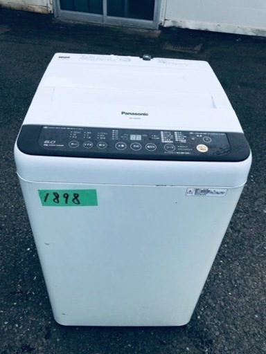 ①✨2016年製✨1898番 パナソニック✨電気洗濯機✨NA-F60PB9‼️