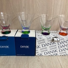 【新品未使用】ダンスク　カクテルグラス　4個