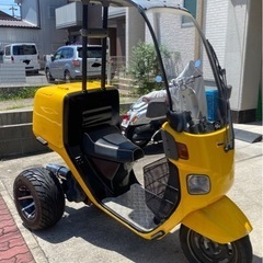 ホンダ　ジャイロキャノピー　Uber eatsの画像