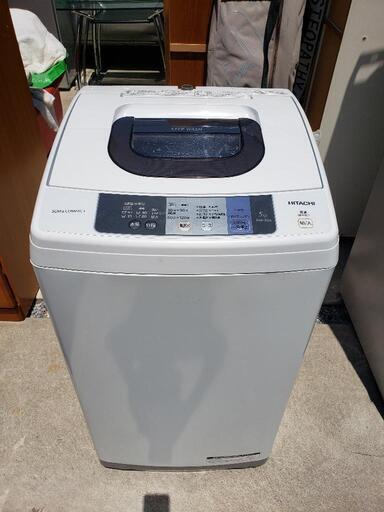HITACHI/全自動洗濯機　日立　5kg　NW-50A　2017年製　ピュアホワイト\n\n