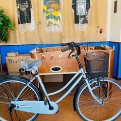 26インチの中古自転車です。後ろタイヤやブレーキ関連新品に交換してます