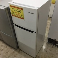 【店舗引き取りのみ】動作確認、清掃済み‼️ HISENSE HR-B1201 120L 2ドア冷蔵庫 2018年製 NJ201