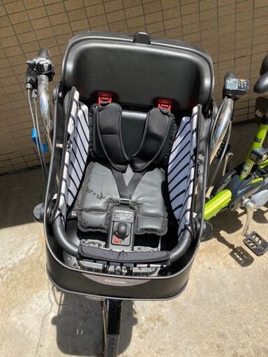 早い者勝ち　値下げ交渉OK 美品　清掃済み　屋内保管　電動自転車　20インチ　黄緑　3人乗り　パナソニック　ギュット・ミニ　子供のせ　