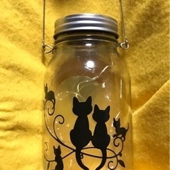 ⭐️ボトルランタン「猫」の画像