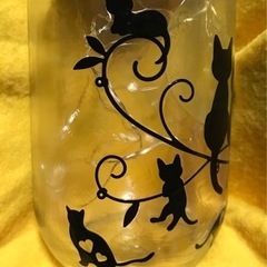 ⭐️ボトルランタン「猫」の画像