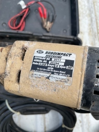 1インチ　車載用インパクト　24V〜28V