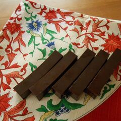 楊枝入れ付き箸置き×5本セット。の画像
