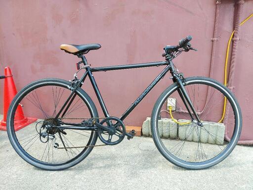 札幌市内配達無料。中古クロスバイクブラック。