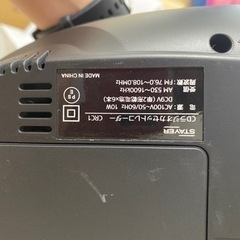 カセット録音　CDラジカセ　（CD使えず）の画像