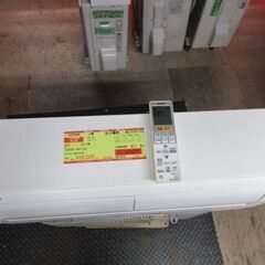 K03448　三菱　 中古エアコン　主に6畳用　冷房能力　2.2KW ／ 暖房能力　2.5KW