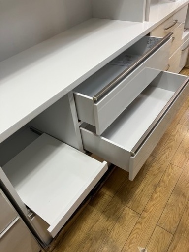 ⭐️展示品上がり⭐️大川家具 2面レンジボード スチームオーブン対応 