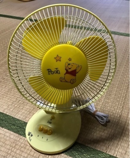 ディズニー プーさん ★ 扇風機　マイナスイオン付き