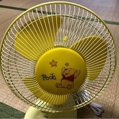 ディズニー プーさん ★ 扇風機　マイナスイオン付きの画像