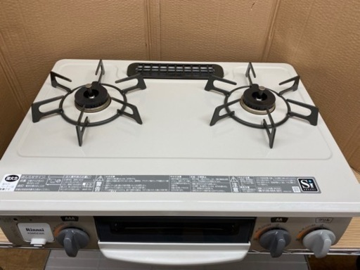 I537 ☆ リンナイ 都市ガステーブル ☆ 水無し片面焼きグリル