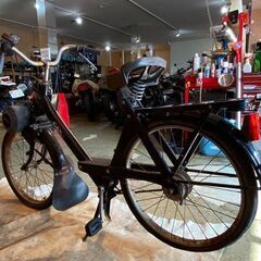 □ MOTOBECANE VELO SOLEX 3800 モトべカン ヴェロソレックス 3800 50cc ブラック パーツ取り 部品取り車 ベース車 バイク 札幌発★の画像