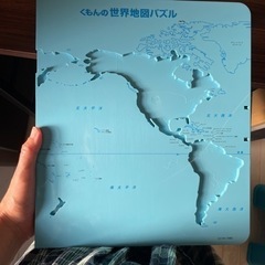 くもんの世界地図パズルの画像