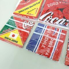 コカ・コーラ 2002年ワールドカップ バンダナ全5種類×5枚 合計25枚セット CocaCola ☆ 札幌市 北区 屯田 の画像