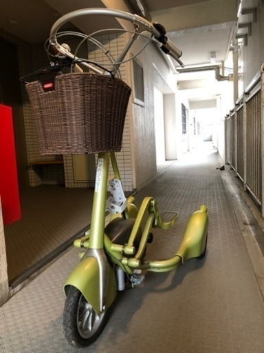 ウォーキングバイシクル　緑色