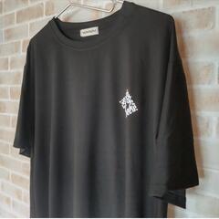 【新品未開封】メンズ・カジュアルＴシャツ・韓国・ブラック・Lサイズの画像