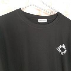 【新品未開封】メンズ・カジュアルＴシャツ・韓国・ブラック・Lサイズの画像
