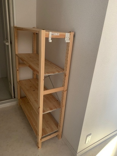 IKEA 木　収納棚　8/7まで